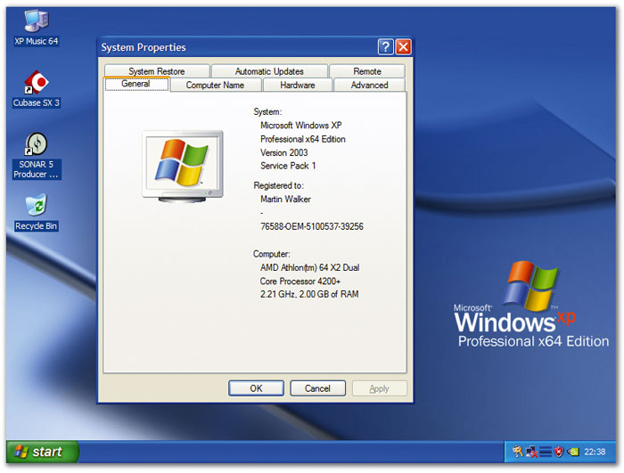 Операционная система Windows 10 Professional x64 Edition