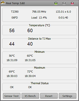 Программы мониторинга температуры Real-Temp