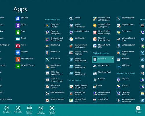 App bar